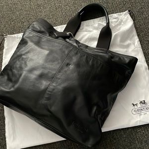 Coach leather tote